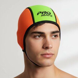 Pro Mate Unisex Water Polo Cap Hat‎ Athletic Orange